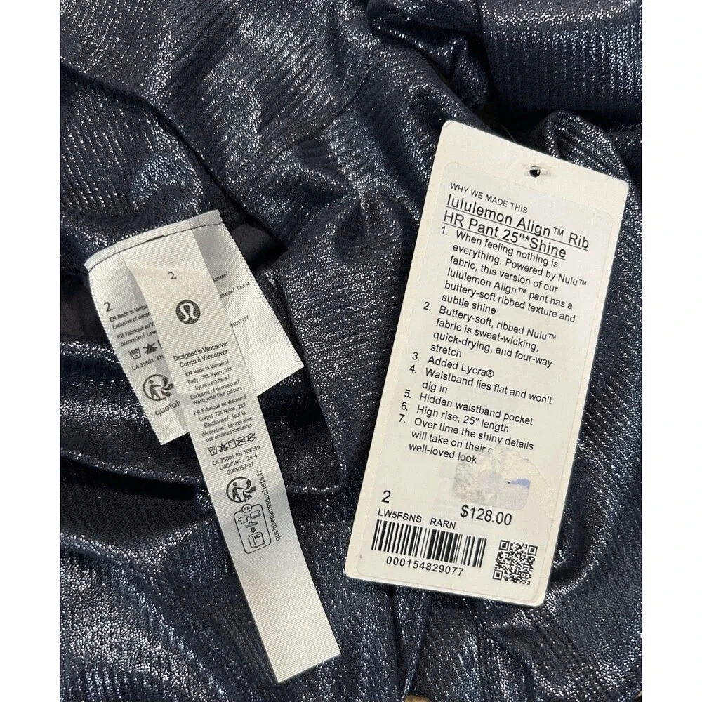 Lululemon Align High-Rise Ribbed Pant 25